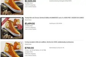 Биткоин-кроссовки Дональда Трампа продают за $700